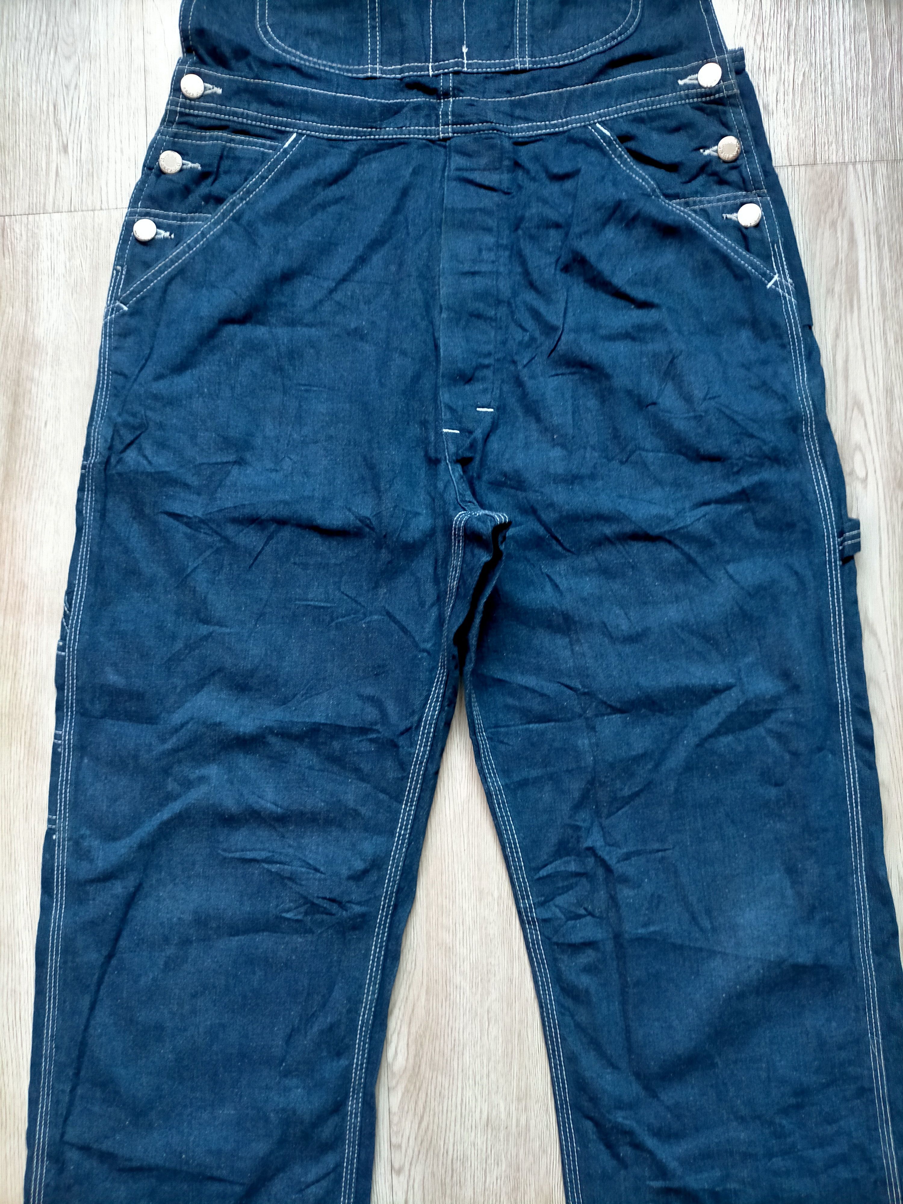 Vintage Vintage 80s Overalls Bison Carpenter Worker Jeans Size US 34 / EU 50 - 8 Thumbnail