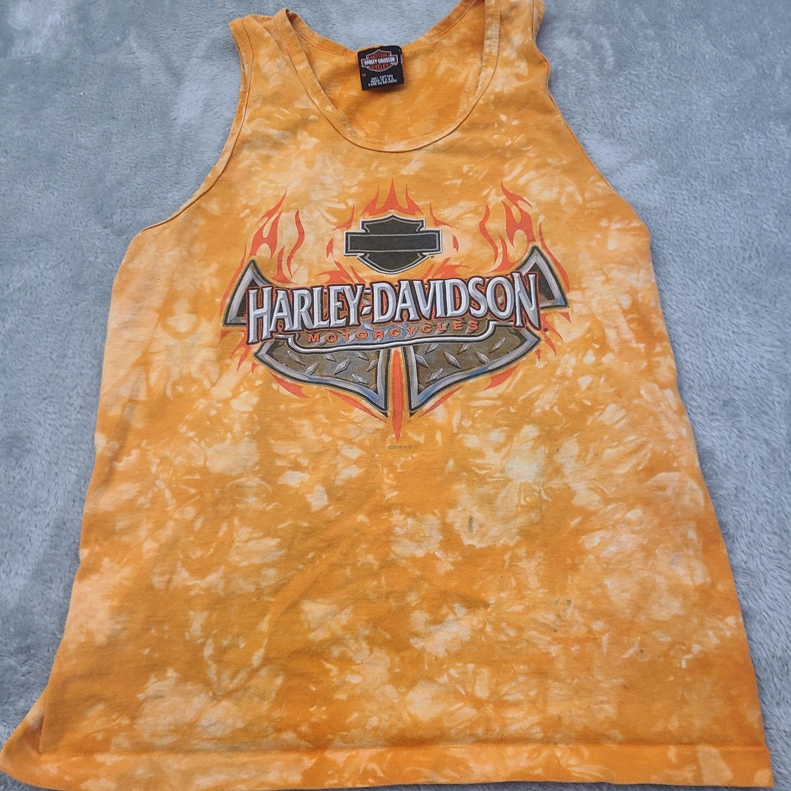 Harley Davidson Vintage Harley Davidson M Tie Dye Tank Top Savannah GA 2004 Size US M / EU 48-50 / 2 - 1 Thumbnail