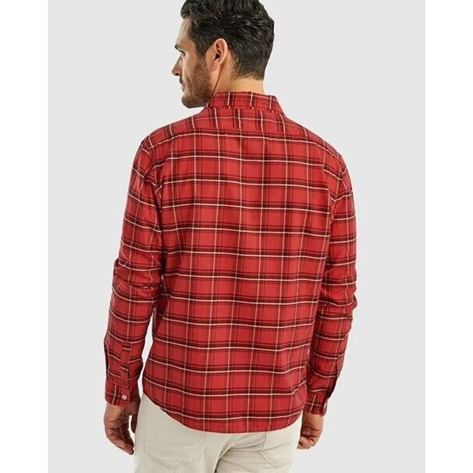 johnnie-O NWT JOHNNIE-O Luton Featherweight Button Up Shirt Red 2XL Size US XXL / EU 58 / 5 - 3 Thumbnail