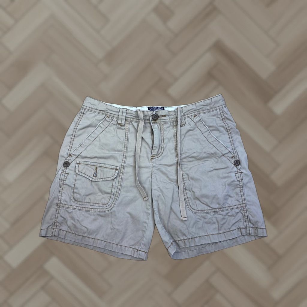 Polo Ralph Lauren Polo Ralph Lauren Cargo Shorts Women 6 Beige Outdoor Hiking Pockets Casual Regular Bottoms Size 28" / US 6 / IT 42 - 1 Thumbnail
