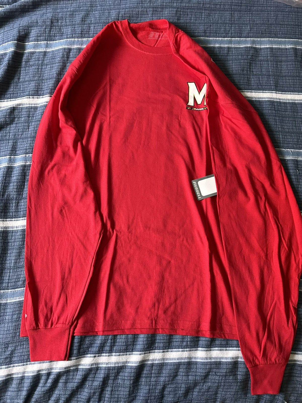 Russell Athletic University of Maryland Long Sleeve Size US XL / EU 56 / 4 - 1 Thumbnail