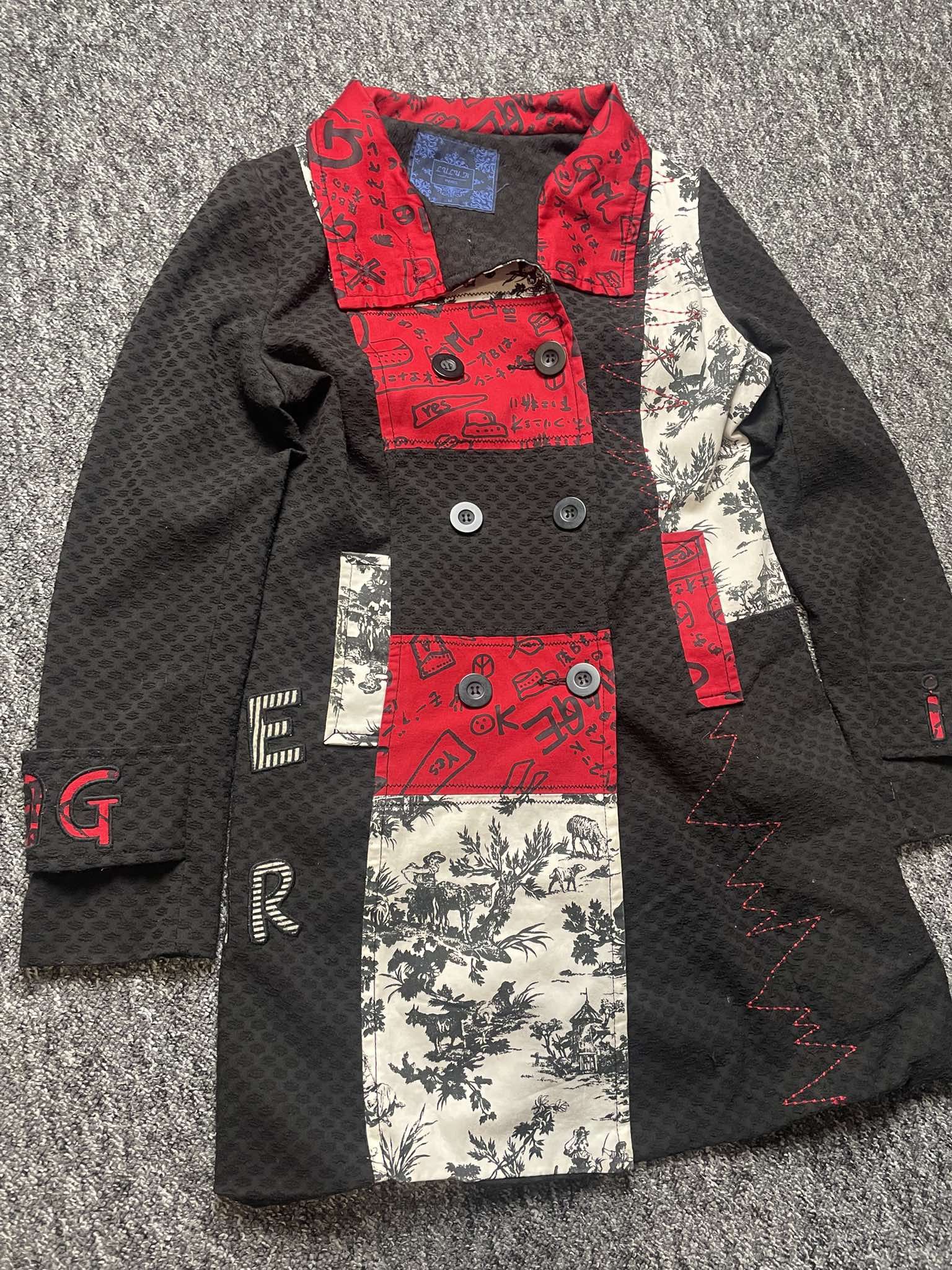 Affliction × Japanese Brand Vintage Heavy Coat Japanese Brand avant garde affliction y2k Size US M / EU 48-50 / 2 - 2 Thumbnail