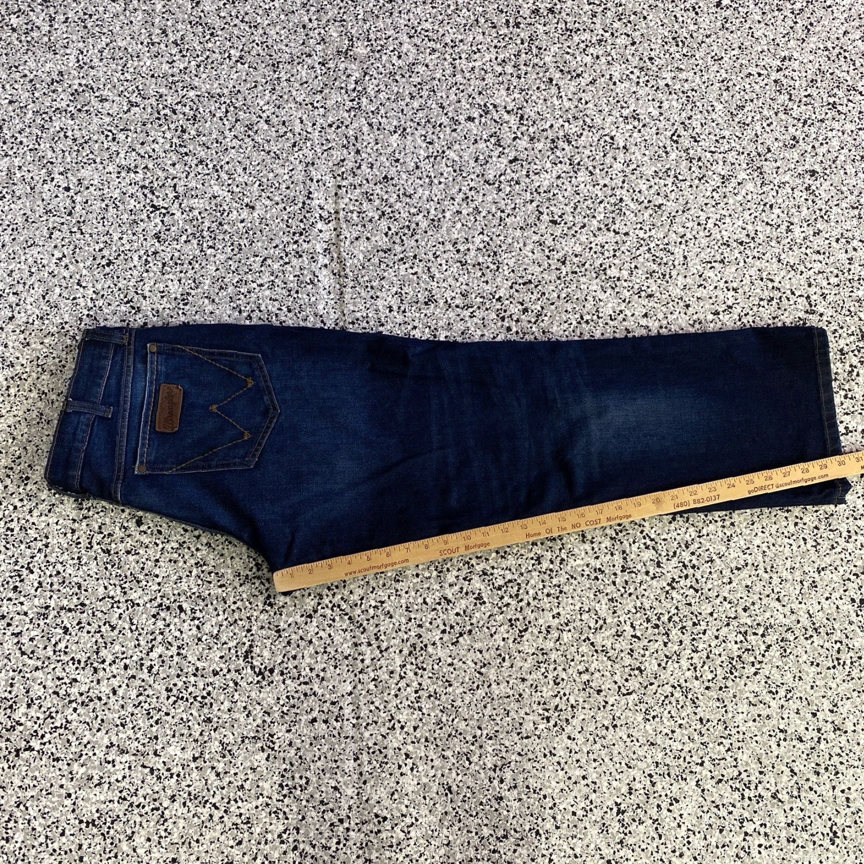 Wrangler Wrangler Retro Relaxed Boot Jeans Mens 36 Regular 30 Blue Denim 5-Pocket Stretch Cotton Size US 36 / EU 52 - 6 Thumbnail