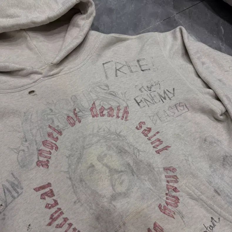 Saint Michael Saint Michael Out of print God graffiti painting washed ol Size US M / EU 48-50 / 2 - 3 Thumbnail