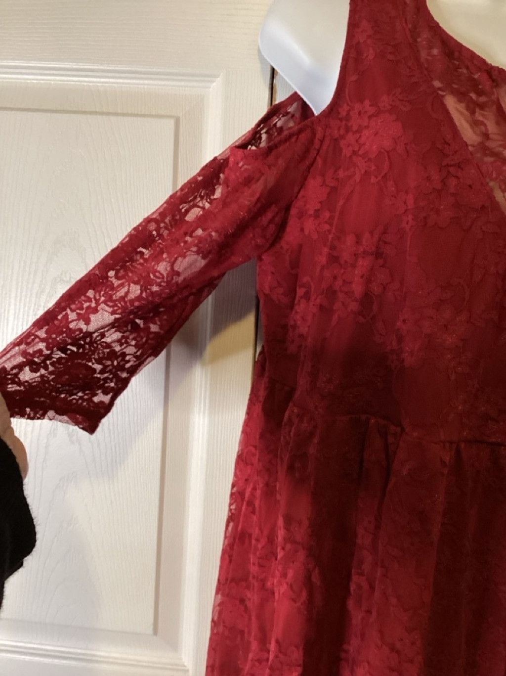 Torrid Torrid Burgundy Dress Size XS / US 0-2 / IT 36-38 - 4 Thumbnail