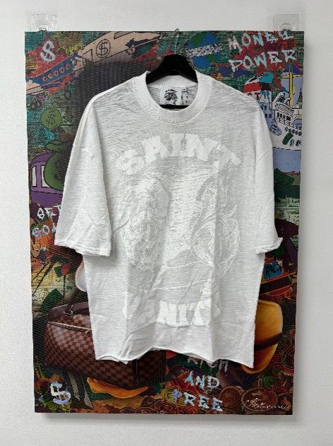 Saint Vanity Saint Vanity Monochromatic Griffin White Tee Size US S / EU 44-46 / 1 - 1 Preview