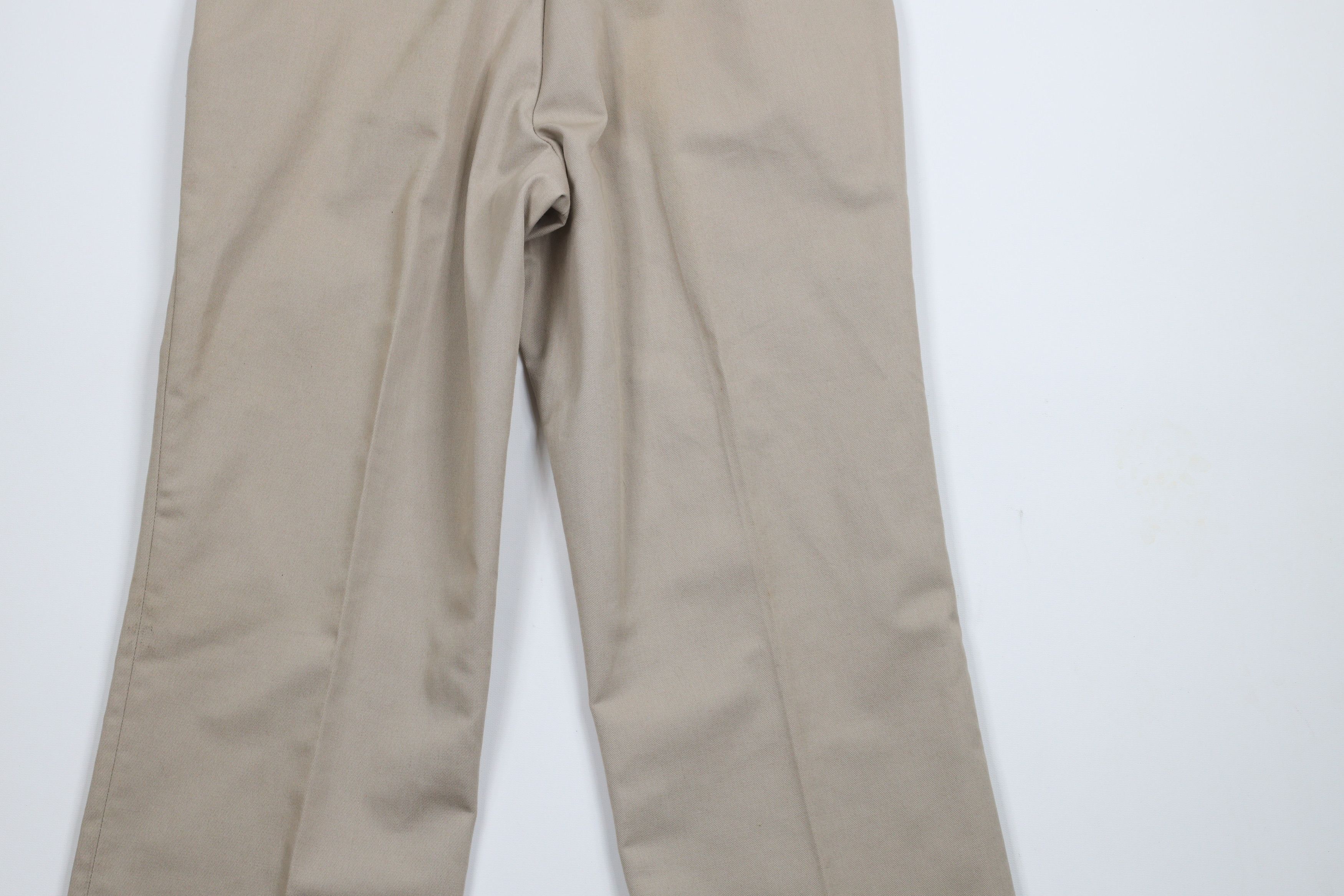 Vintage Vintage 70s Streetwear Wide Leg Cotton Chino Pants Beige USA Size US 30 / EU 46 - 11 Thumbnail