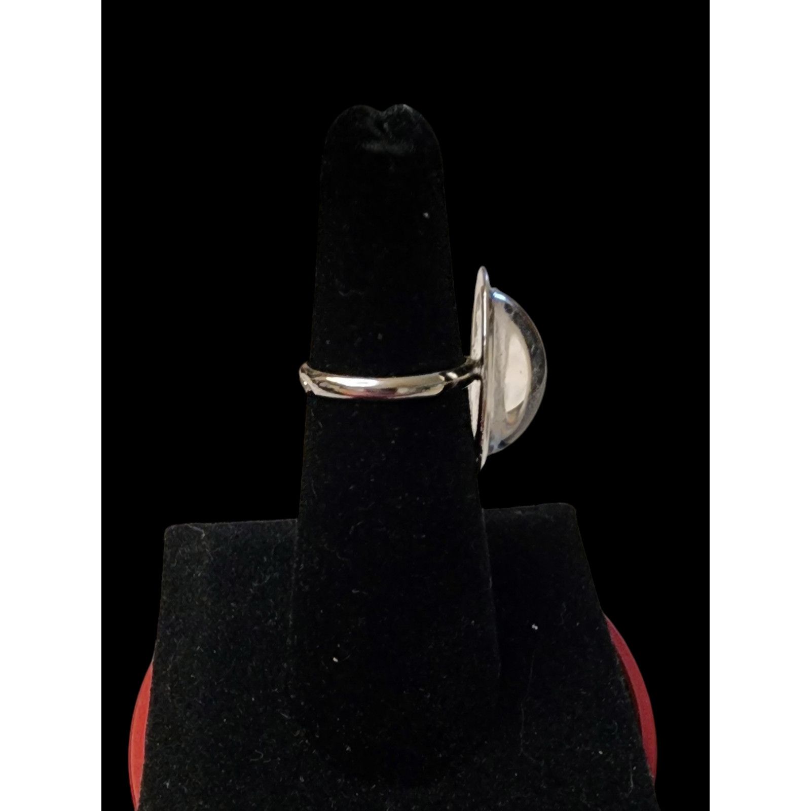 The Unbranded Brand Vintage Silvertone size adjustable mood ring size 6 Size ONE SIZE - 3 Thumbnail