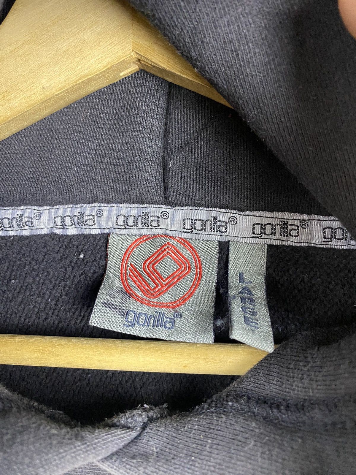 Vintage Vintage RARE 90’s GORILLA “Goritec” Reverse Weave Hoodie Size US M / EU 48-50 / 2 - 6 Thumbnail