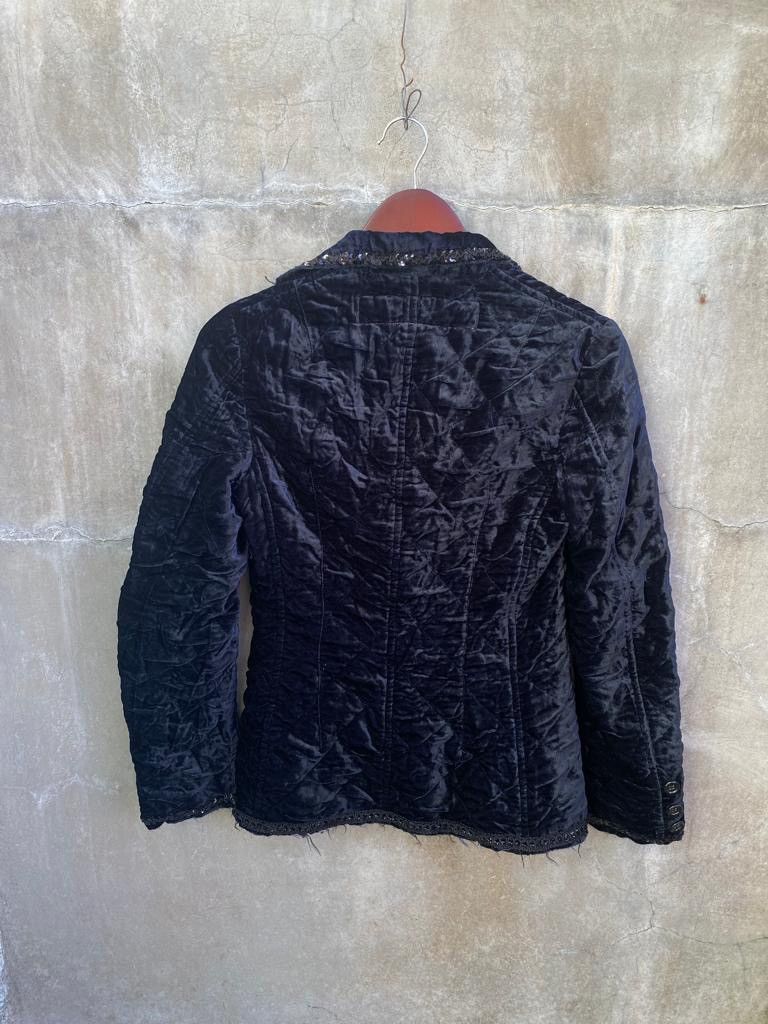 Junya Watanabe FW2005 Velour Tailored Blazer Jacket Size S / US 4 / IT 40 - 2 Thumbnail