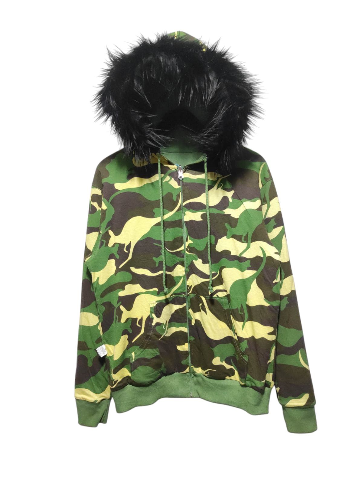 Japanese Brand Australia Reversible Camo zip fur hoodie ifsix LGB style Size US M / EU 48-50 / 2 - 1 Thumbnail