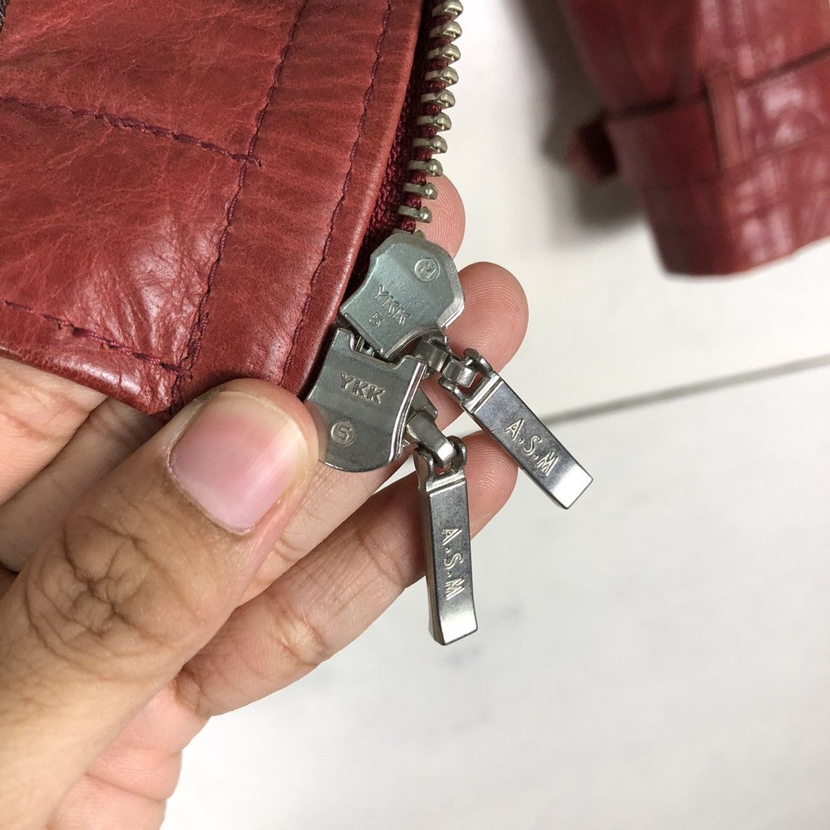 Japanese Brand 🔥VINTAGE BONDAGE LEATHER BIKER JACKET ASM ISSEY MIYAKE Size US M / EU 48-50 / 2 - 17 Thumbnail