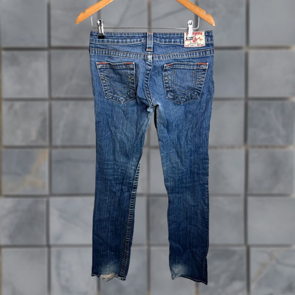 True Religion VINTAGE True Religion Johnny Jeans Women's Size 27 USA Made Dark Blue Size 27" / US 4 / IT 40 - 1 Thumbnail