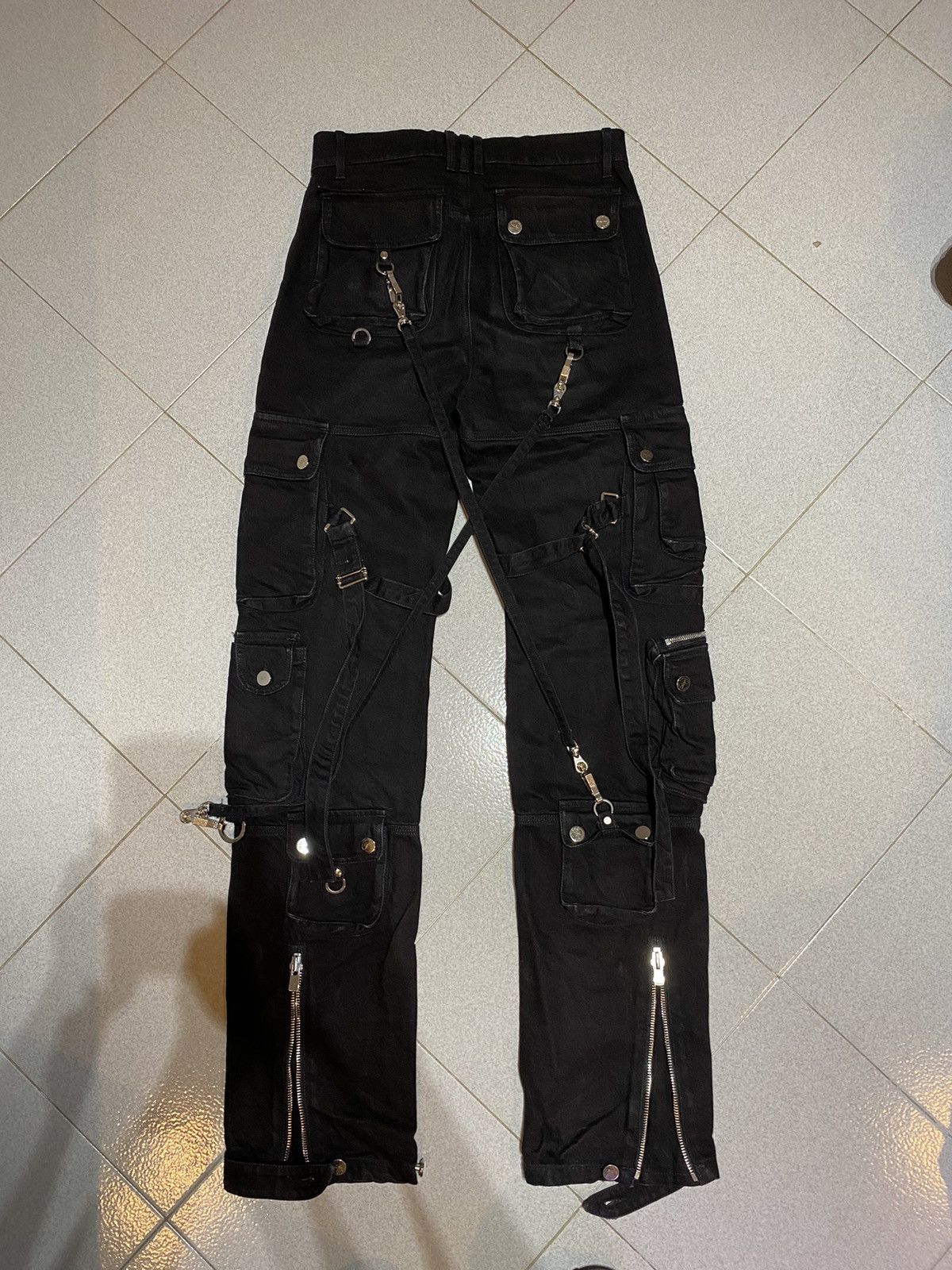 SHINE LUXURY Shine Luxury Studios ‘ANGELAR’ flight cargo Pants Size US 29 - 6 Thumbnail