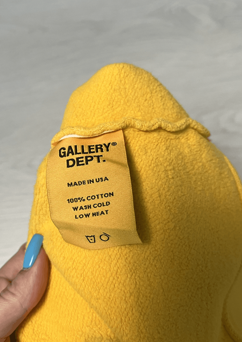 Gallery Dept. Gallery Dept Boxing Merch Sweatshirt In Yellow Size US XXL / EU 58 / 5 - 5 Thumbnail