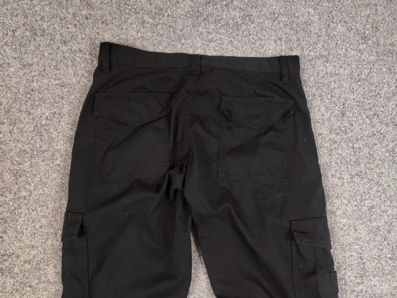 Japanese Brand Vintage 90's Japanese design black multi pocket Cargo Pants Size US 34 / EU 50 - 16 Thumbnail
