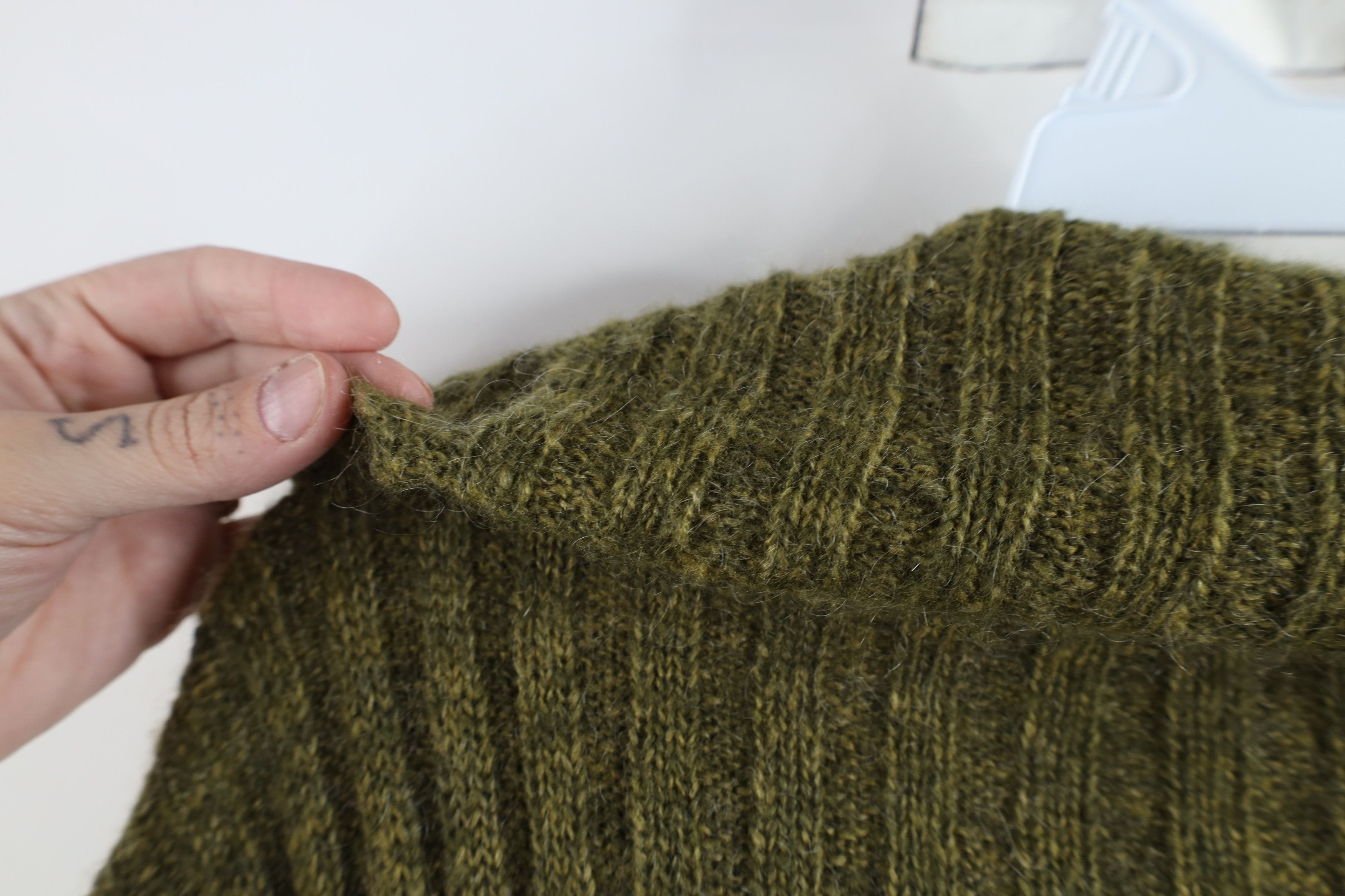 Vintage Vintage 90s Streetwear Fisherman Cable Knit Mohair Sweater Size M / US 6-8 / IT 42-44 - 7 Thumbnail