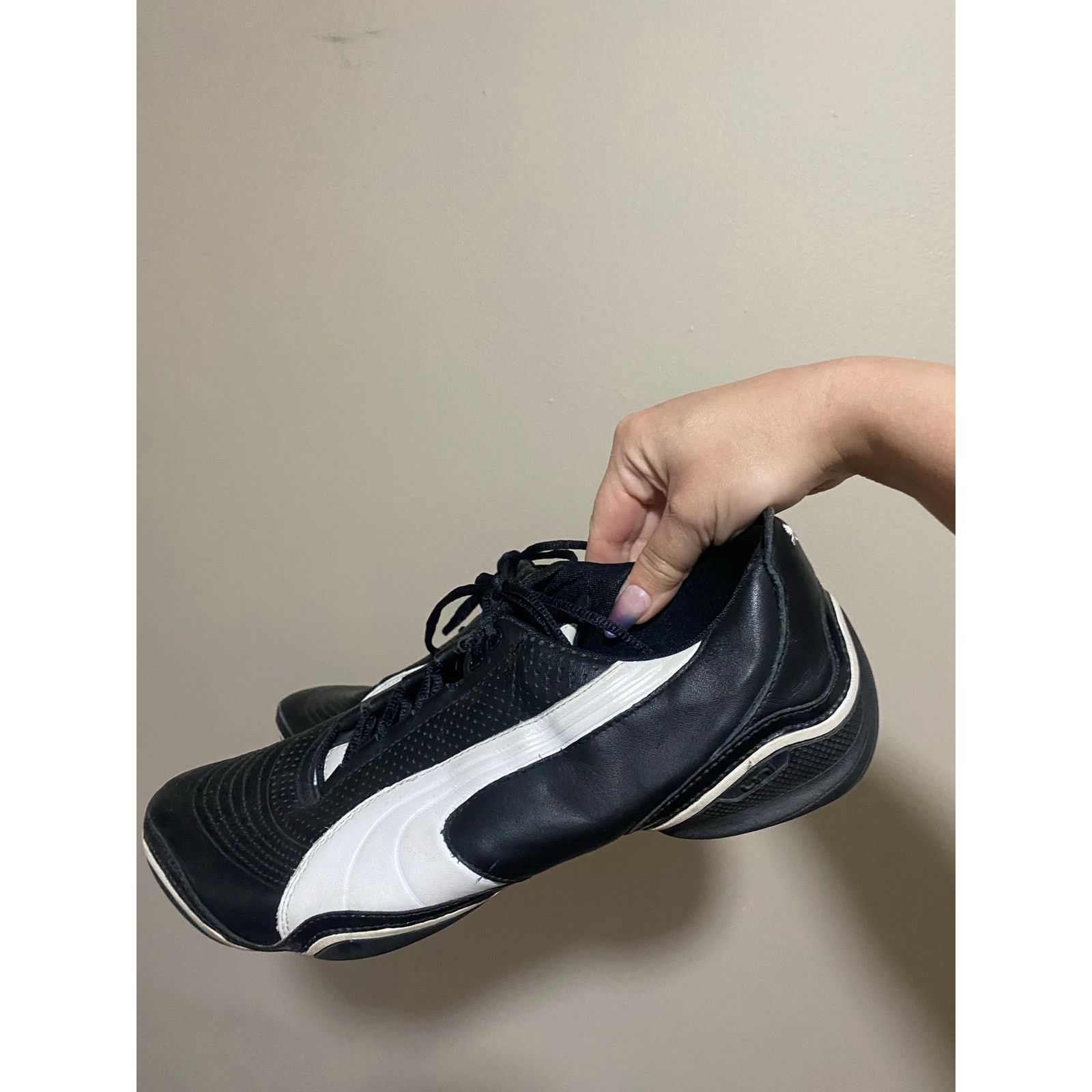 Puma Vtg y2k Pumas black/ white Speedcat driving racing 10.5 Size US 10.5 / EU 43-44 - 3 Thumbnail
