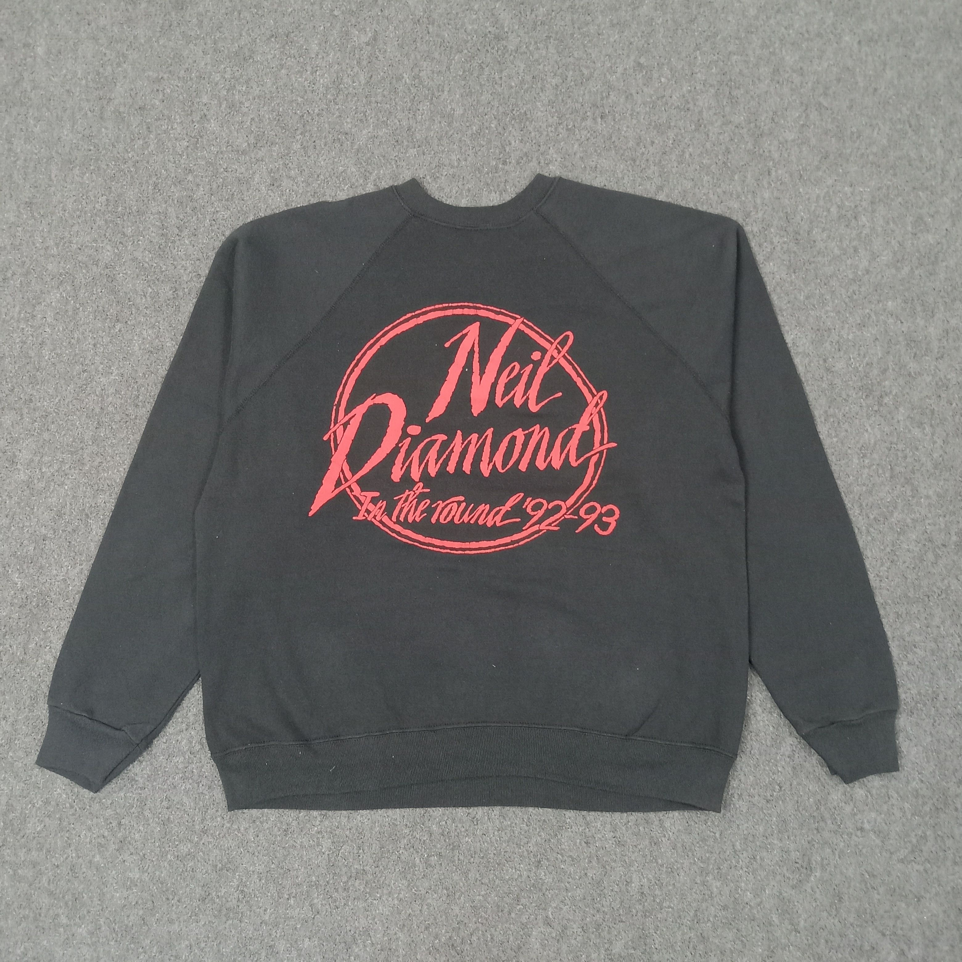 Vintage Neil Diamond American Singer Songwriter Sweatshirt C246N19 Size US L / EU 52-54 / 3 - 1 Thumbnail