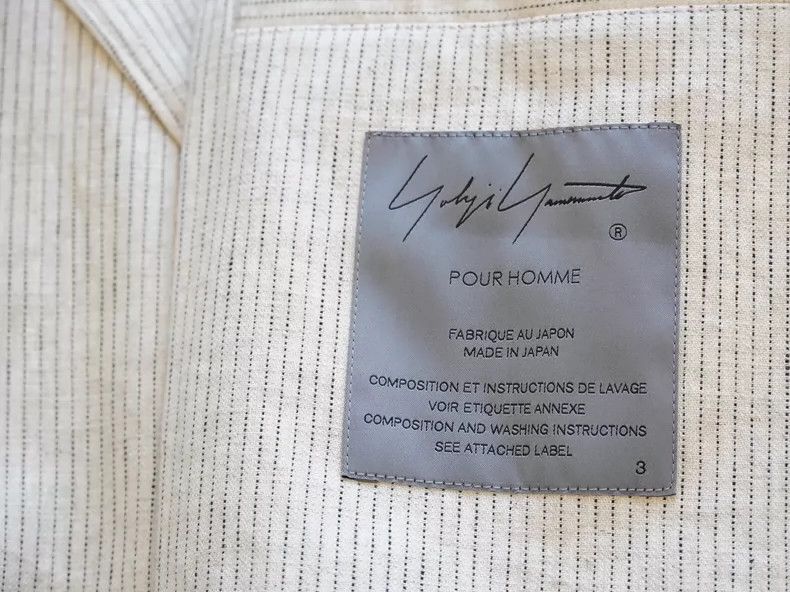 Yohji Yamamoto yohji yamamoto22SS cotton and linen striped square jacket 2 Size US L / EU 52-54 / 3 - 8 Thumbnail
