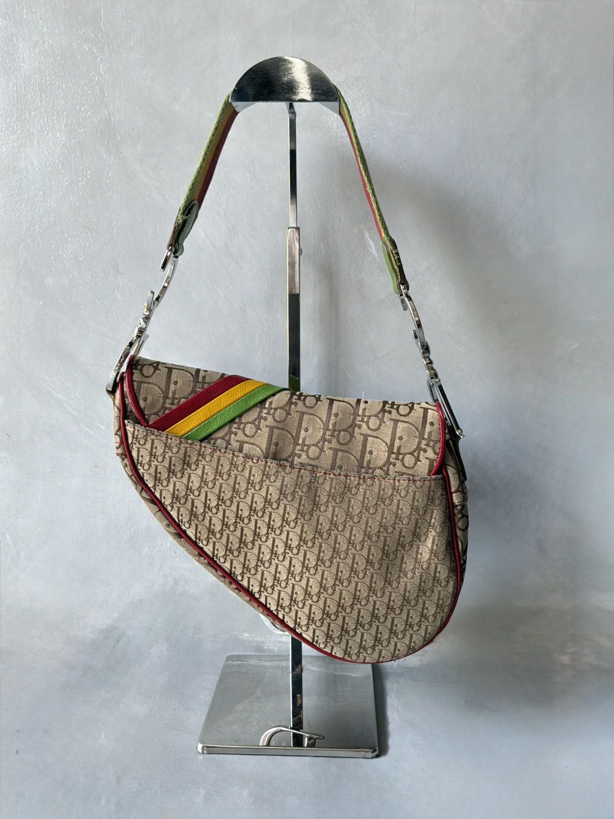 Dior Dior - Galliano Era - Rasta Saddle Bag Size ONE SIZE - 2 Thumbnail