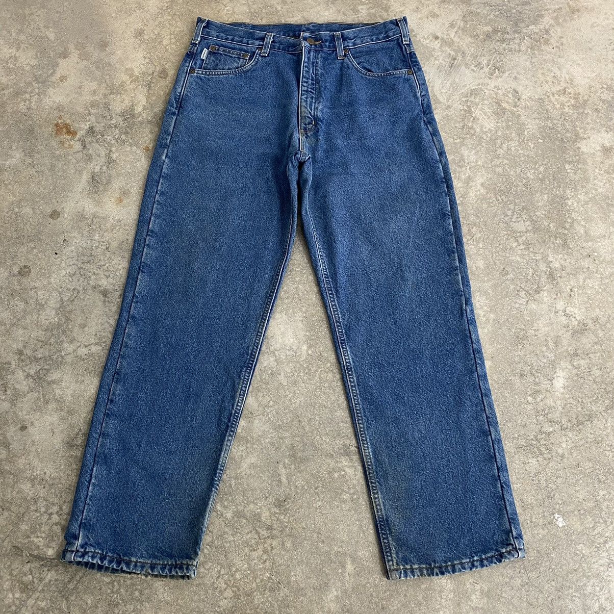 Carhartt VTG Carhartt Blanket Lined Relaxed Fit Denim Jeans Size US 34 / EU 50 - 5 Thumbnail