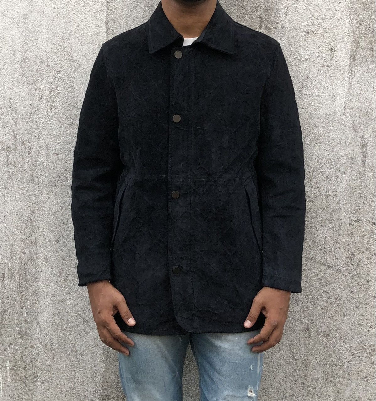 Burberry Burberry London Men’s Black Leather Coat & Jacket Size US M / EU 48-50 / 2 - 4 Thumbnail