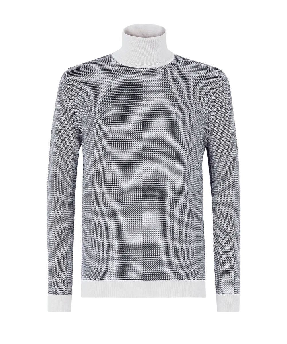 Fendi o1loc1c0824 Trutleneck in Grey Size US XL / EU 56 / 4 - 1 Thumbnail