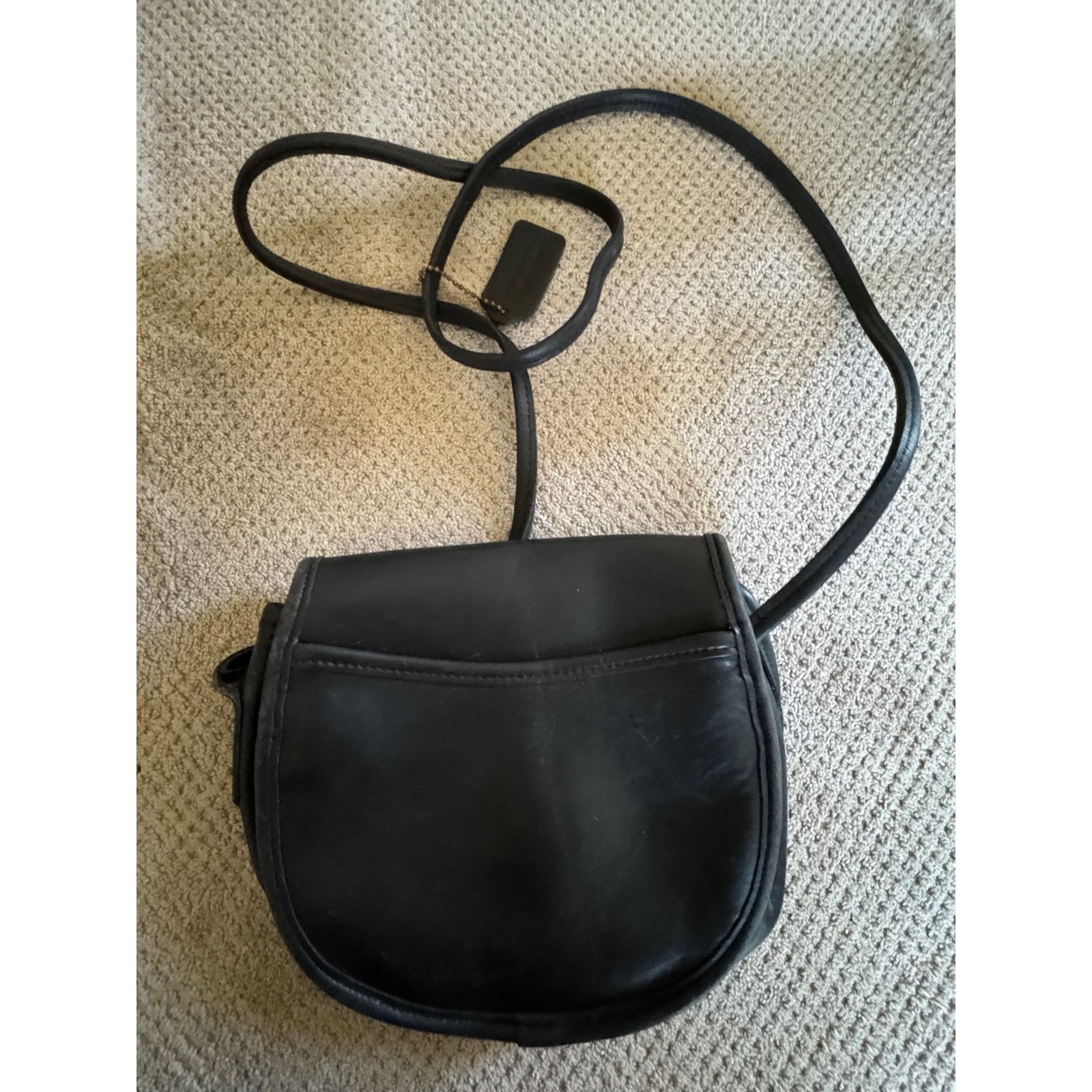 Coach Coach Black Leather Crossbody Handbag Size ONE SIZE - 1 Thumbnail