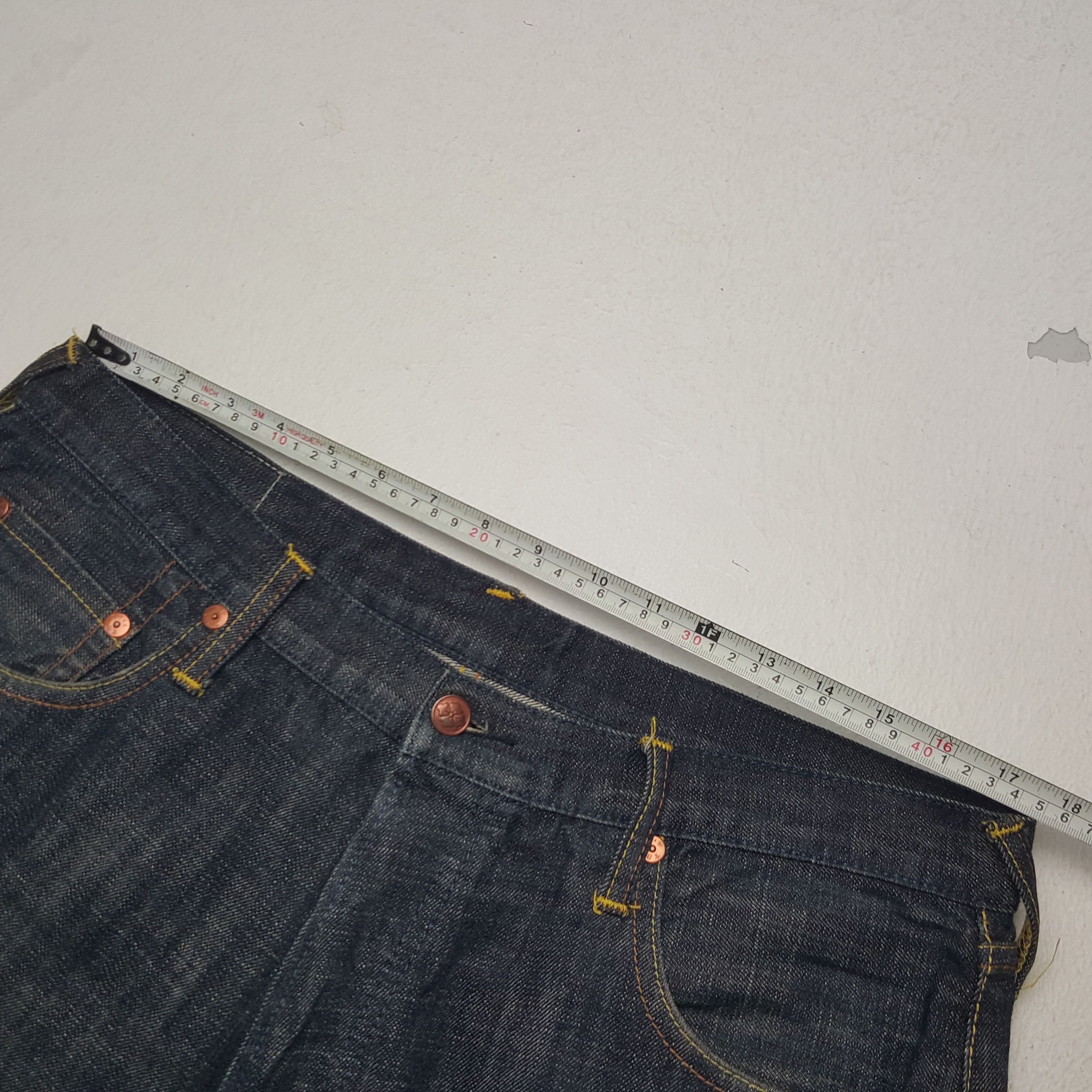 Evisu × Japanese Brand × Vintage Vintage Evisu Selvedge Japanese Daicock Art Denim Jeans Size US 35 - 9 Thumbnail