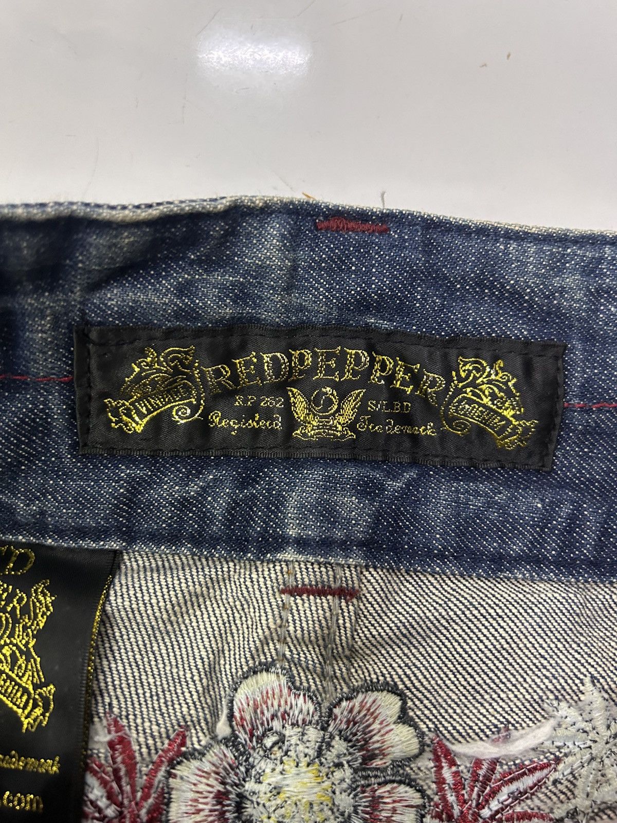 Japanese Brand × Vintage Vintage Japanese Denim Redpepper Mud Wash Flare Jeans Size US 30 / EU 46 - 16 Thumbnail