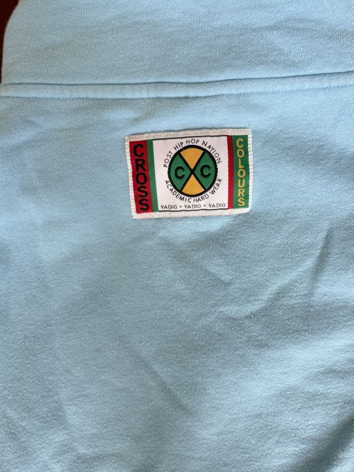 Cross Colours Cross Colours Vintage Women Fleece Jacket Cropped Full Zip Size L / US 10 / IT 46 - 4 Thumbnail