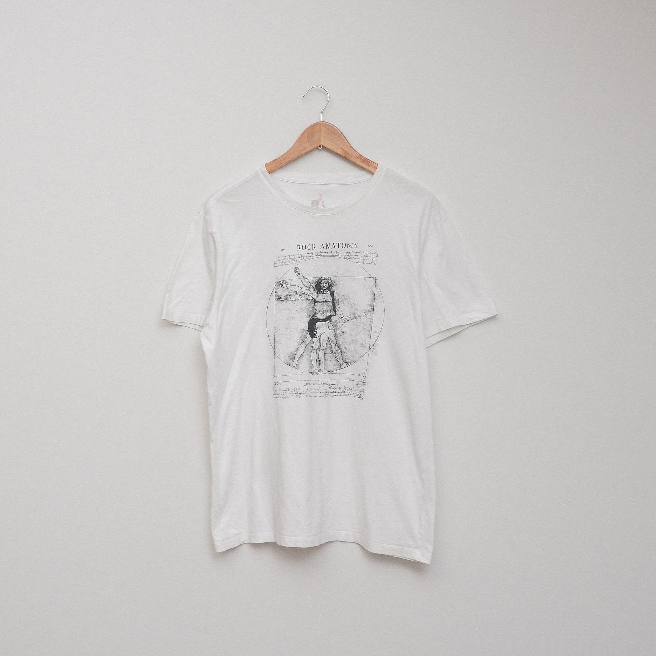 Band Tees Rare RESERVA Rock Anatomy T-Shirt Sz L Vitruvian Graphic Tee Size US L / EU 52-54 / 3 - 1 Thumbnail