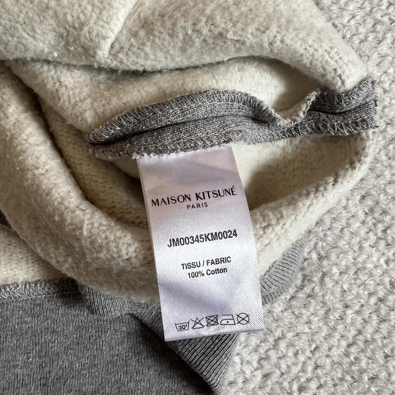 Maison Kitsune MAISON KITSUNÉ Oversized Sleeveless Hoodie – Light Grey Size US S / EU 44-46 / 1 - 6 Thumbnail