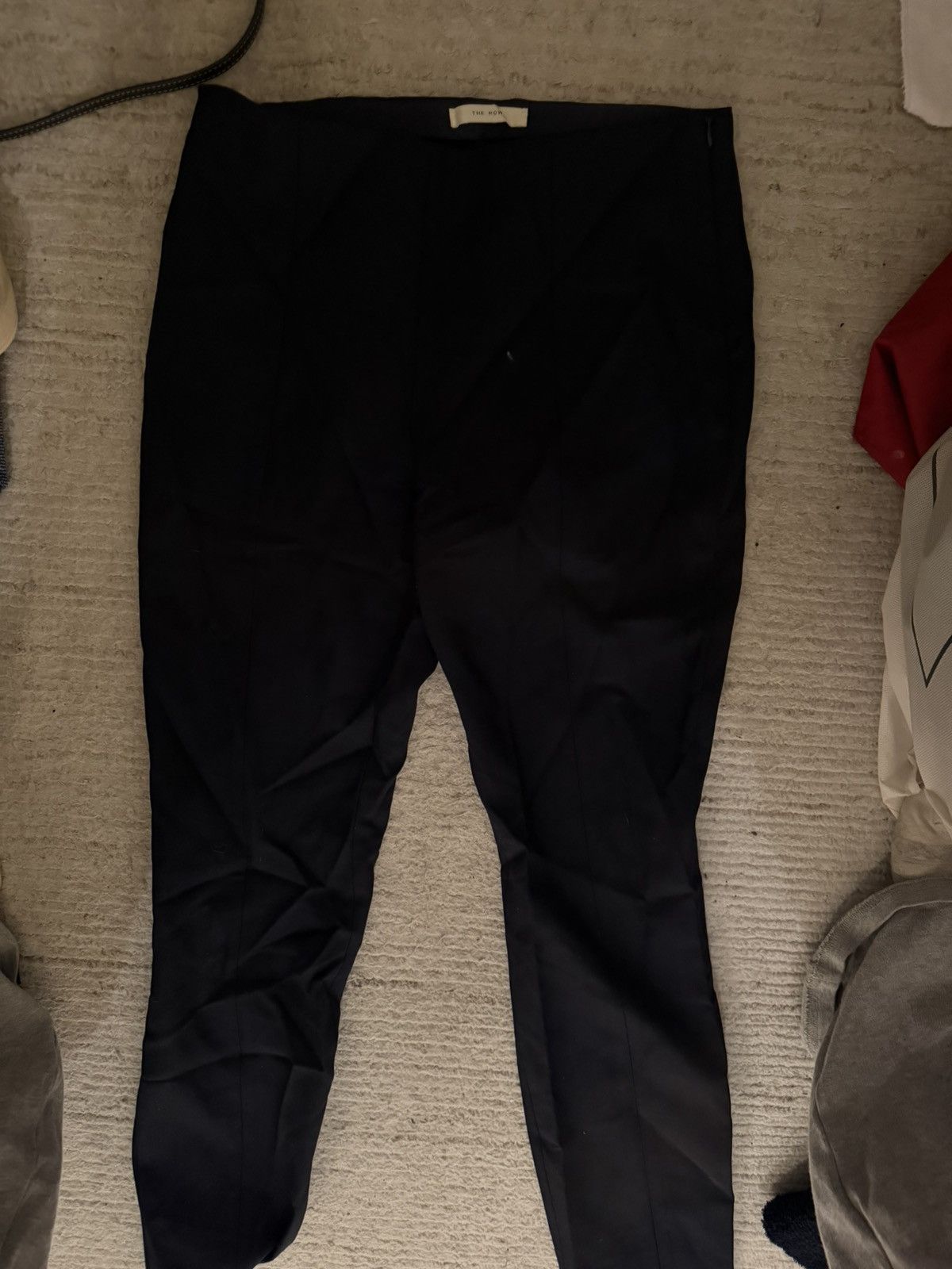 The Row Navy The Row Pants with Virgin Wool Size 28" / US 6 / IT 42 - 2 Thumbnail