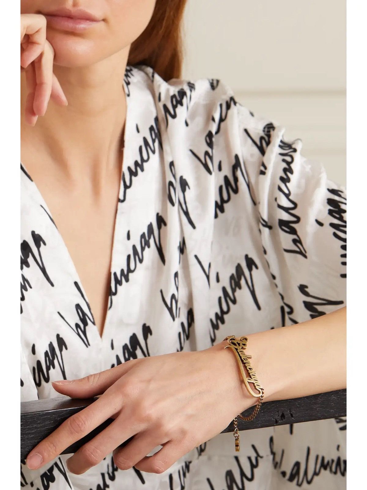 Balenciaga Balenciaga Typo Valentine Bracelet Size ONE SIZE - 2 Thumbnail
