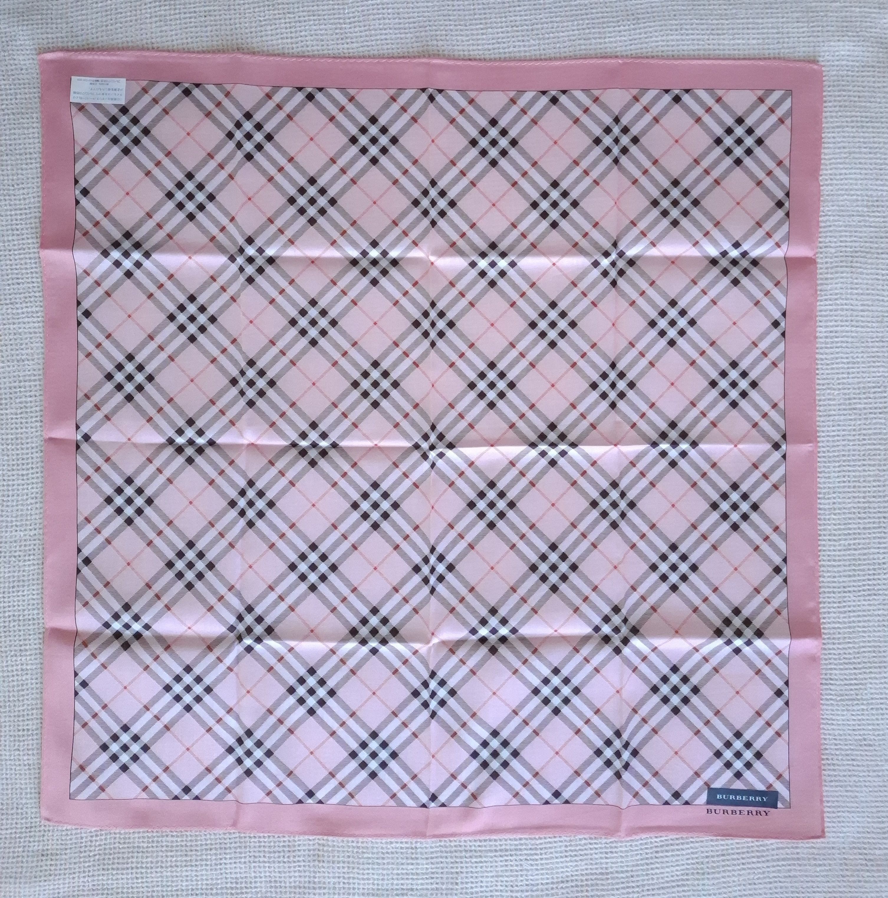 Burberry × Vintage NEW Vintage Burberry Bandana/Handkerchief/scarf Japan Size ONE SIZE - 2 Thumbnail