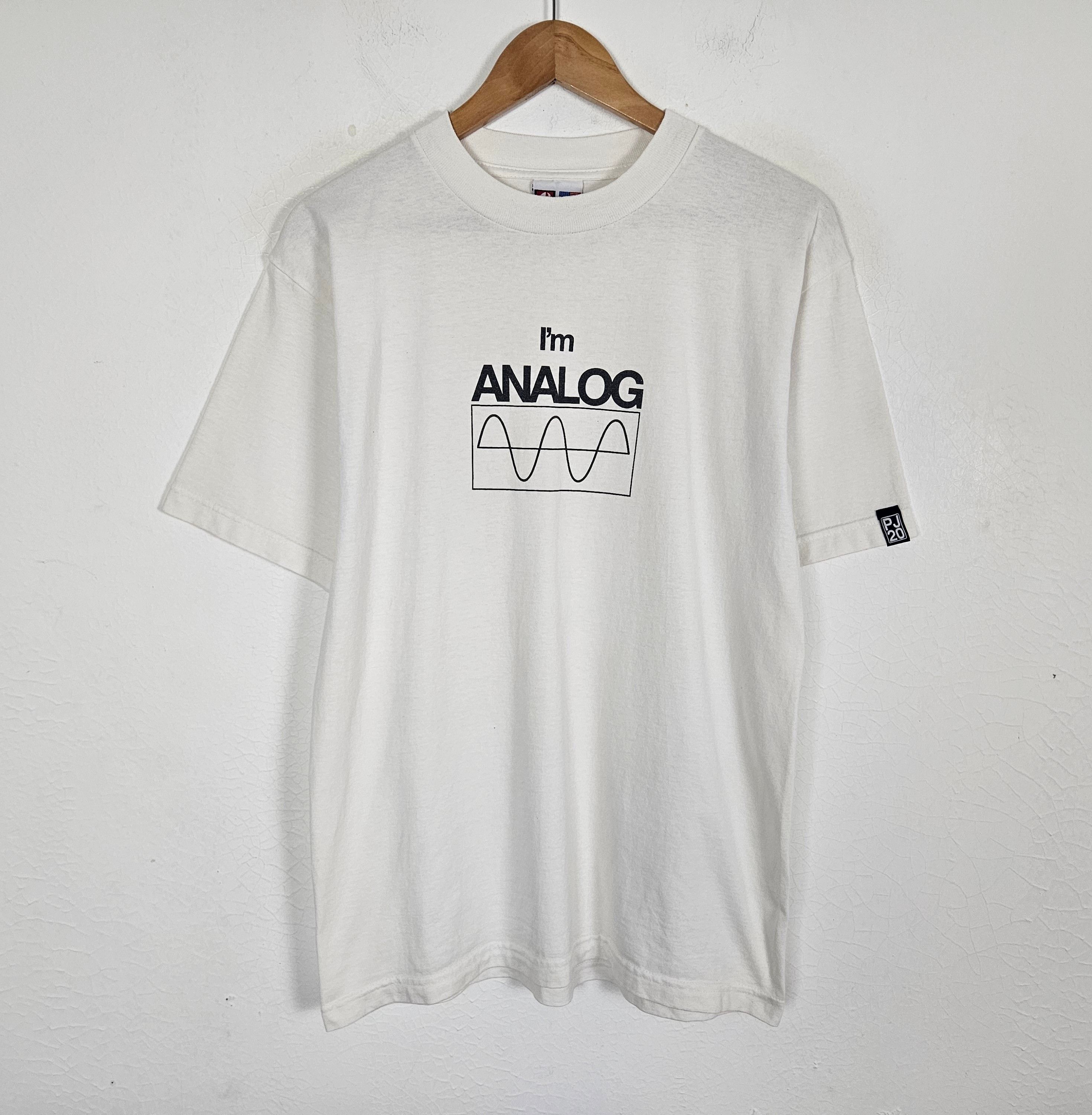 Band Tees × Vintage Vintage Pearl Jam I’m Analog PJ20 Band Tee shirt Size US M / EU 48-50 / 2 - 2 Thumbnail