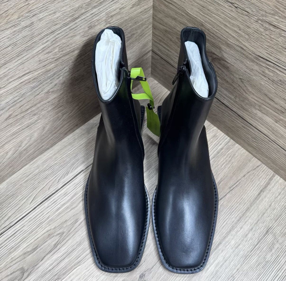 Balenciaga Balenciaga Square-toe Double B Ankle Boots J41 Size US 7.5 / IT 37.5 - 3 Thumbnail
