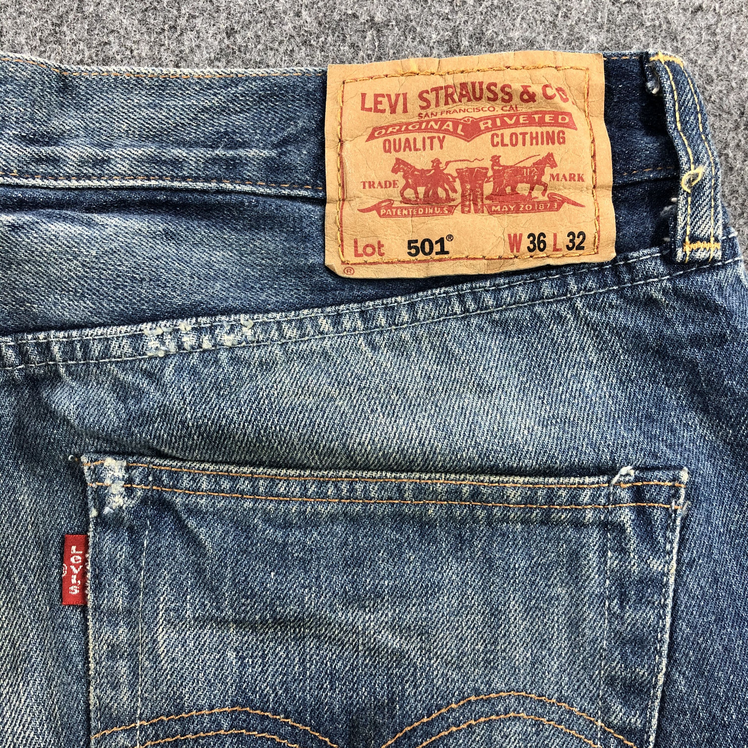 Levi's × Vintage Vintage 1966 Special Edition Levis 501 Jeans-JM1021 Size US 37 - 6 Thumbnail
