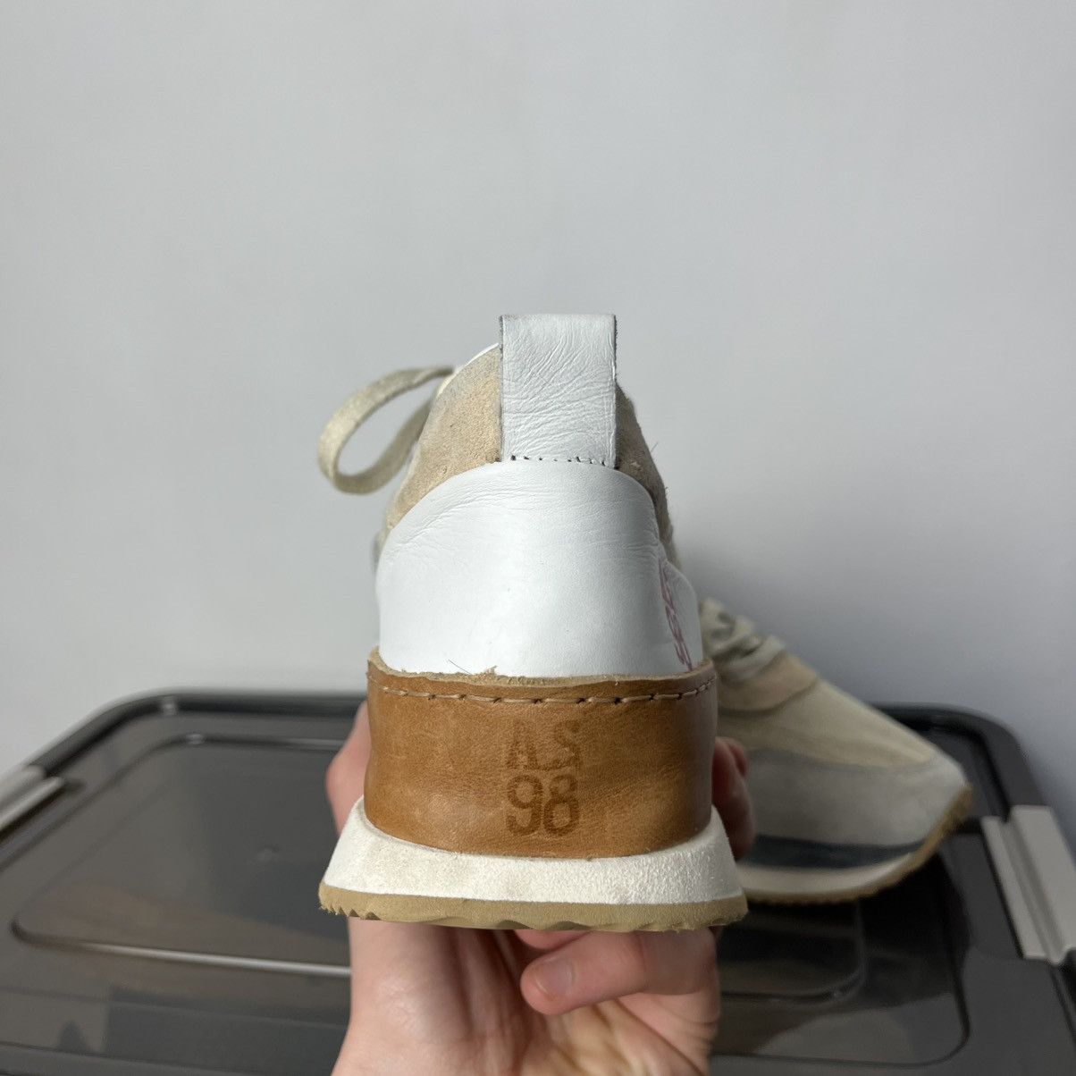 A.S.98 A.S.98 Burke Lux Italian Sneakers Handcrafted Retro Runner Size US 9 / EU 42 - 5 Thumbnail