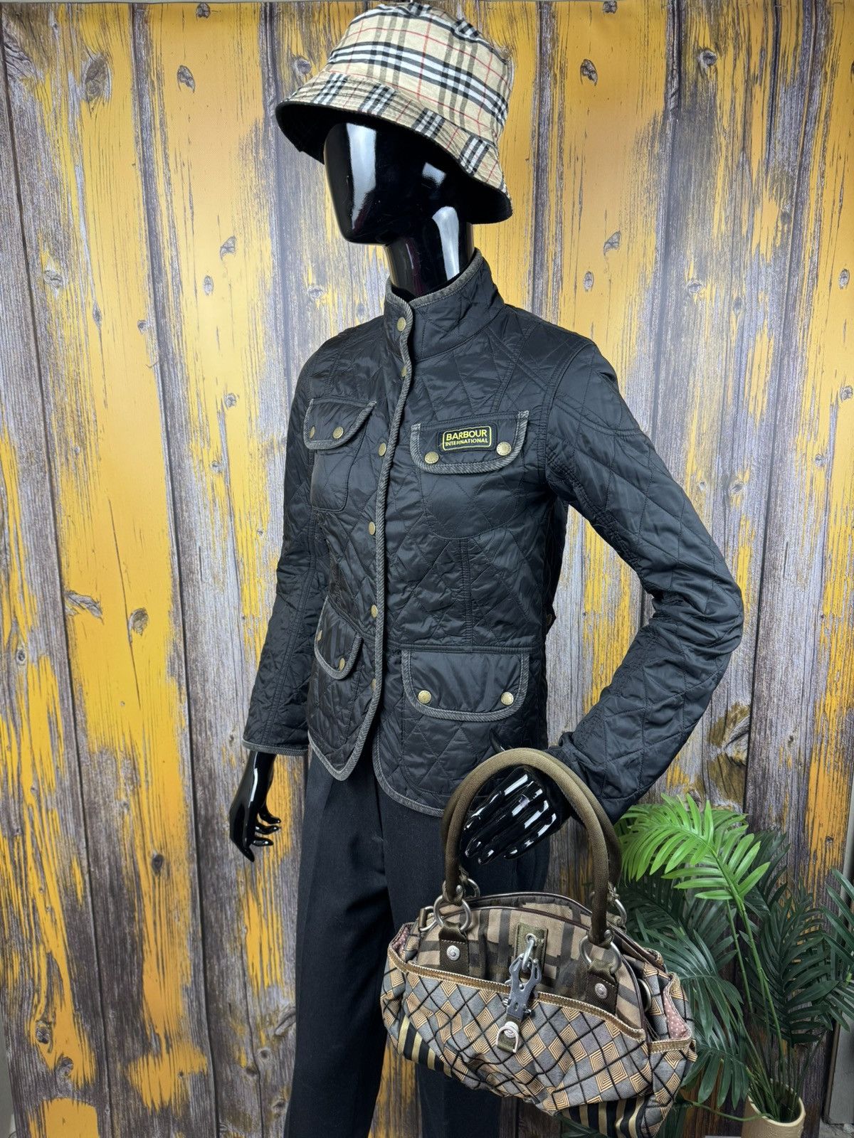 Barbour Barbour International Womans Jacket Bomber Vintage Size S / US 4 / IT 40 - 2 Thumbnail