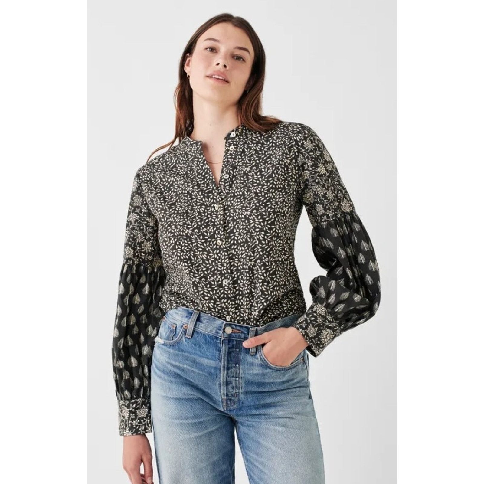 FAHERTY Adalyn Top Organic Cotton Multi Size S A000356