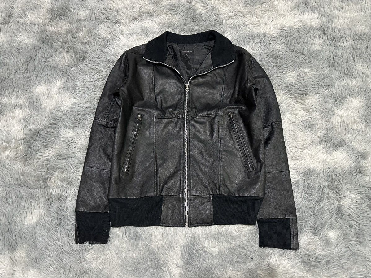 Isamu Katayama Backlash 🔥Y2K Archived Shimokitazawa Ringo Leather Jacket Size US XL / EU 56 / 4 - 1 Thumbnail
