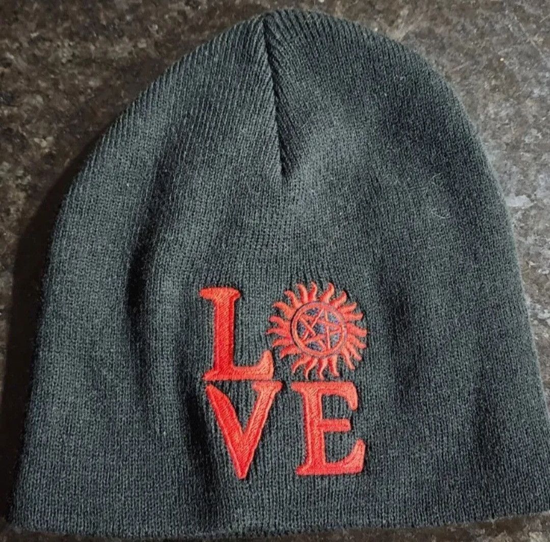 Other Unisex Port & Company Supernatural Love Gray Logo Beanie OS Size ONE SIZE - 1 Thumbnail