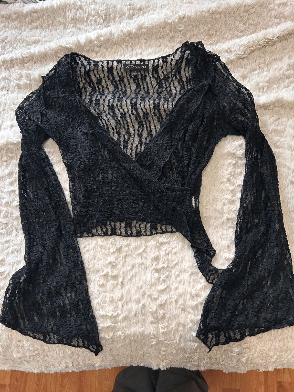 Other Black Lace Top Size S / US 4 / IT 40 - 1 Thumbnail