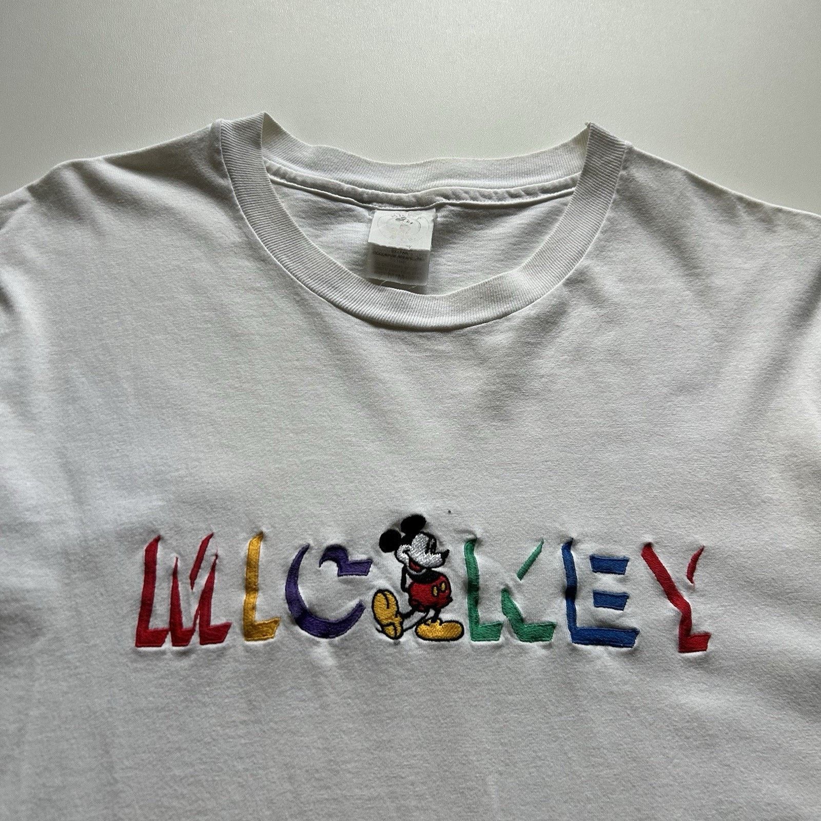 Disney Vintage 90s Disney Mickey T Shirt Medium Single Stitch Rare Size US M / EU 48-50 / 2 - 2 Thumbnail