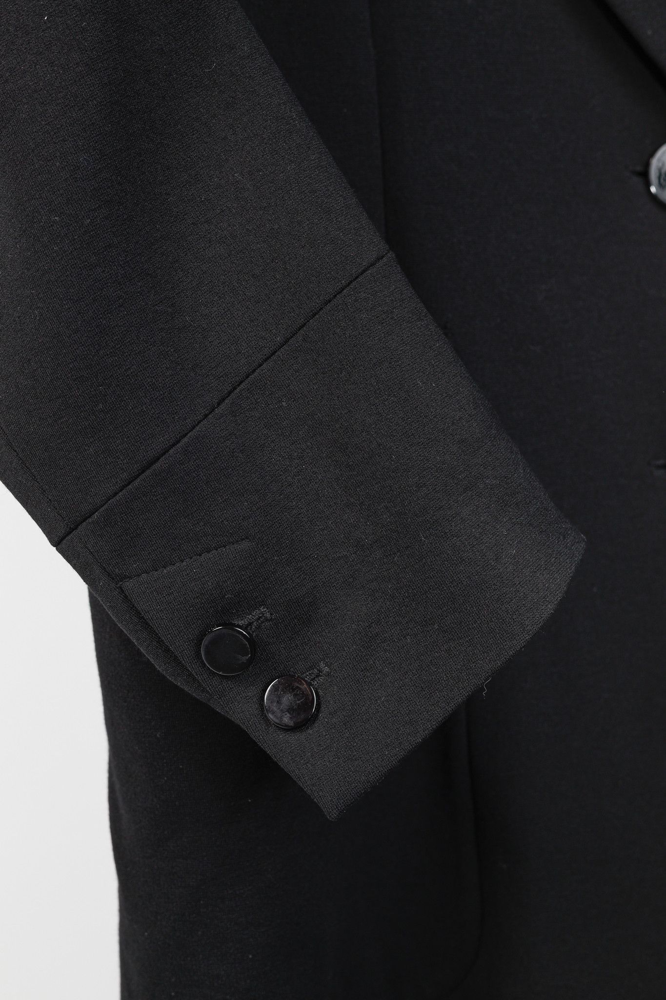 TWINSET Twinset Black Ponte Long Oversized Blazer Size M / US 6-8 / IT 42-44 - 7 Thumbnail