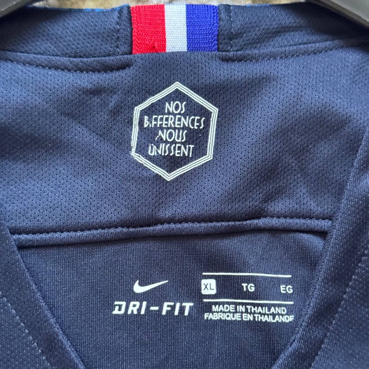Nike 2018 Nike France soccer jersey le blue Size US XL / EU 56 / 4 - 6 Thumbnail