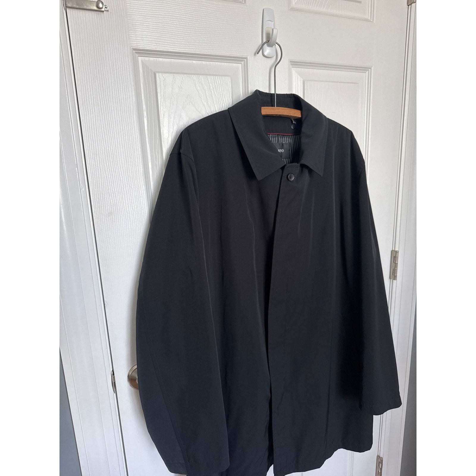 Sanyo Sanyo New York preppy black coat removble wool liner 46 R Size US XL / EU 56 / 4 - 17 Thumbnail